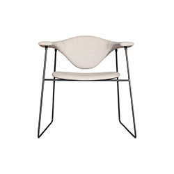 Masculo办公雪橇椅 加姆弗拉泰西 GamFratesi 加姆弗拉泰西