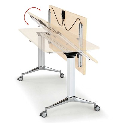 Training Furniture|Training Desk|Office Furniture|Foldable Training Table|培训桌 CG-LS-717