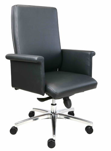 Office Chair|Classical Medium Back Chair|Office Furniture|Leather Medium Back Chair|经典中班椅|经理椅|中背椅|主管椅|会议椅|办公转椅 CG-M403STG