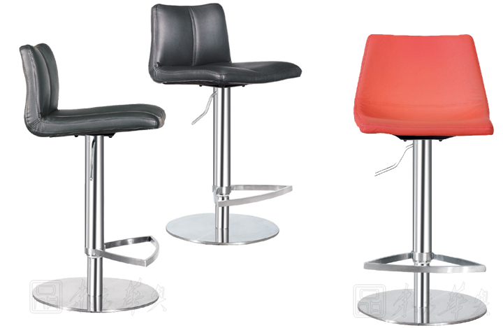 Bar Stool|Leather Facing Bar Stool|Office Furniture||时尚吧椅